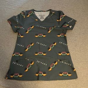 SCRUB TOP, size x small